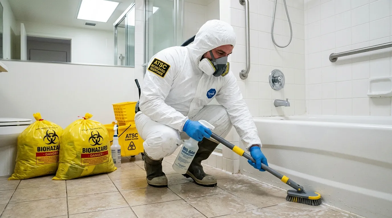 Decontamination equipment deployed for Blood Cleanup in Moncks Corner